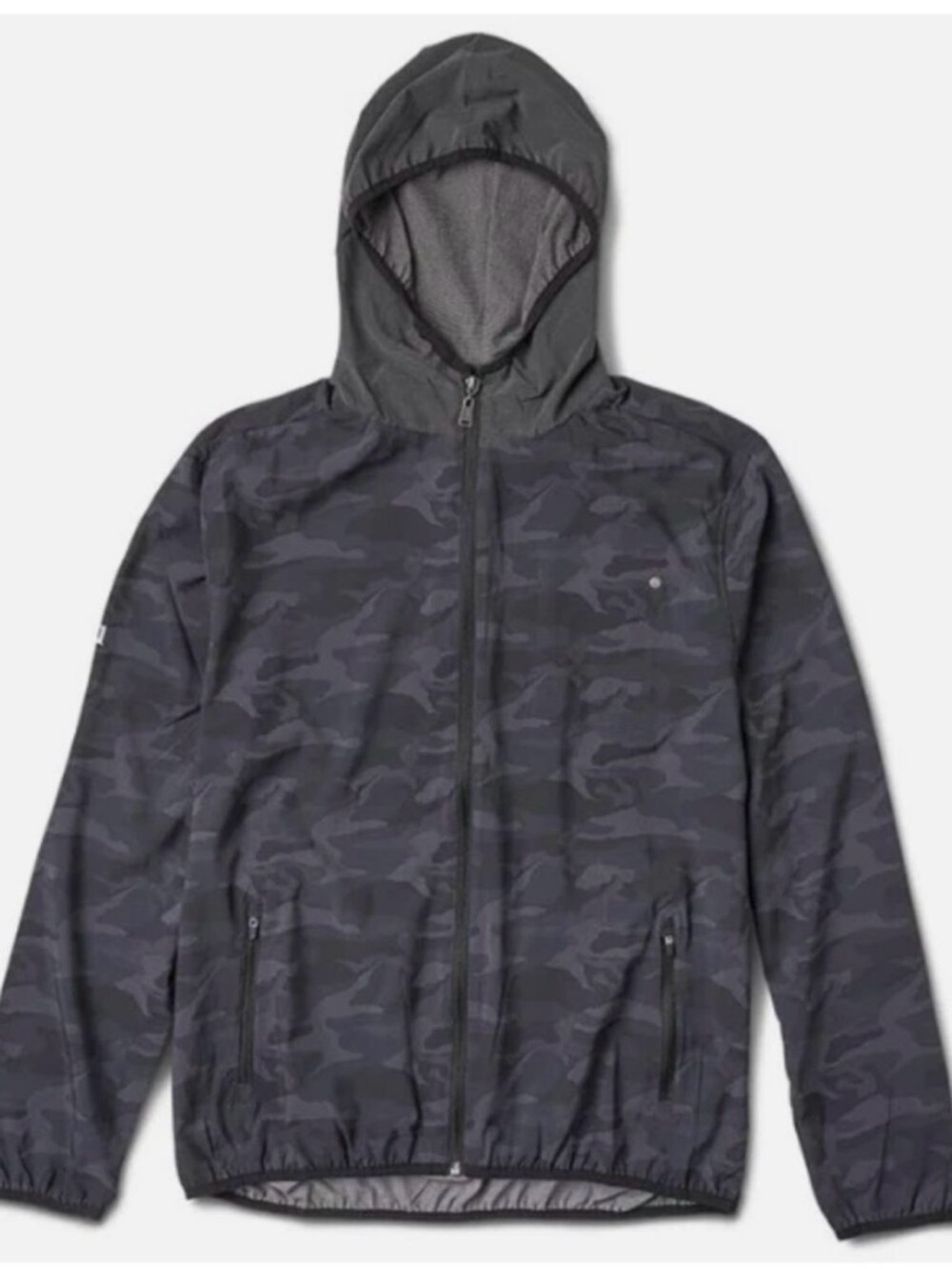 Vuori Camo Trainer Shell Hooded Jacket - Water Resistant and 4-way Stretch